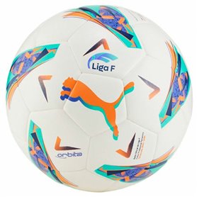 Ballon de Football Puma Orbita Liga F Blanc Multicouleur Taille 4