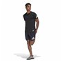 Maillot de Corps de Sport à Manches Coupe Adidas HB7470 Noir
