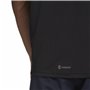 Maillot de Corps de Sport à Manches Coupe Adidas HB7470 Noir