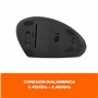 Souris PcCom Noir 1600 dpi