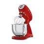 Mixeur/mélangeur de pâte Smeg SMF03RDEU Rouge 800 W 4,8 L