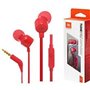 Casques avec Microphone JBL Rouge