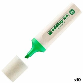 Marqueur fluorescent Edding EcoLine 24 Vert clair (10 Unités)