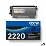 Toner original Brother HL2240D/2250DN/2270DW Noir (3 Unités)