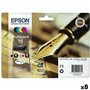 Cartouche d'encre originale Epson Noir/Cyan/Magenta/Jaune (8 Unités) (1 Unité)