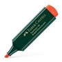 Ensemble de Marqueurs Fluorescents Faber-Castell Textliner 48 Orange (10 Unités)