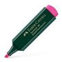 Ensemble de Marqueurs Fluorescents Faber-Castell Textliner 48 Fuchsia (10 Unités)