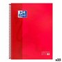 Cahier Oxford EUROPEANBOOK 1 Rouge A4+ 80 Volets 5 Pièces (25 Unités)