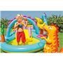 Pataugeoire gonflable pour enfants Intex   Dinosaures Parc de jeux 302 x 112 x 229 cm 280 L