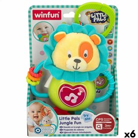 Peluche Hochet Winfun 14 x 19 x 6