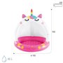 Pataugeoire gonflable pour enfants Intex Chat Licorne 45 L 101 x 102 x 102 cm (6 Unités)