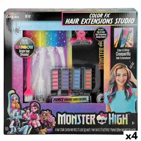 Assortiment pour cheveux Monster High Extensions pour les Cheveux (4 Unités)