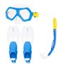 Lunettes de Plongée avec Tube et Palmes AquaSport Bleu Junior (2 Unités)