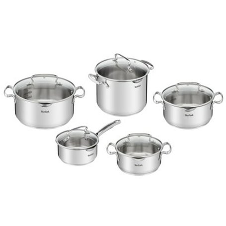 Casserole avec Couvercle Tefal G719SA74 Acier Ø 18 cm Ø 24 cm Ø 20 cm Ø 22 cm Ø 16 cm 1