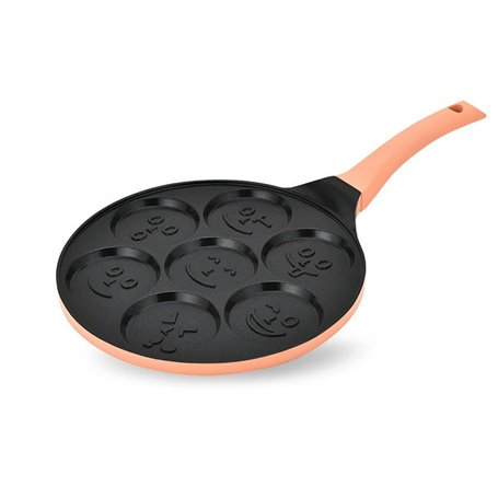 Poêle Feel Maestro MR-1222-B SMILE Noir Orange Aluminium Ø 26 cm