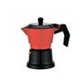 Cafetière Italienne Feel Maestro MR-1657-3 Noir Rouge Aluminium 150 ml 3 Tasses