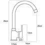 Kitchen Tap Pyramis 090 923 501 Vanille