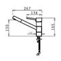 Kitchen Tap Pyramis 090 905 401 Beige