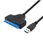 Adaptateur USB vers SATA pour Disque Dur Qoltec 51855 Noir