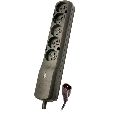 Rallonge 5 prises Schuko sans interrupteur Lestar LZ- 530 BW G-A K.:CZ IEC320 (1