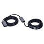 Câble USB Unitek Y-3005 Gris 10 m