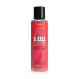 Gel chauffant comesible Sizzle LipsFraise 125 ml Sensuva 7303 125 ml