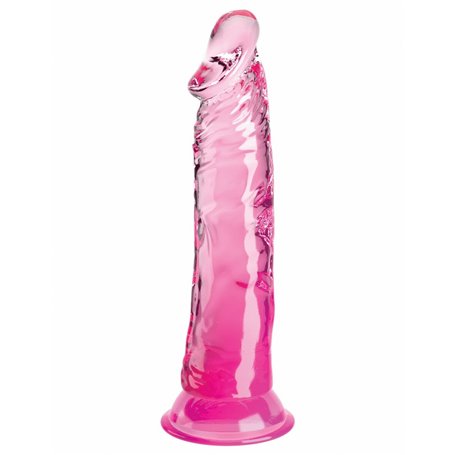 Gode réaliste Pipedream King Cock Clear TPE Rose