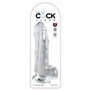 Gode réaliste Pipedream King Cock Clear TPE Transparent