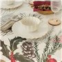 Nappe enduite antitache Belum Christmas Flowers 100 x 140 cm