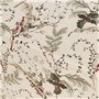 Nappe enduite antitache Belum Christmas Mistletoe Rouge Vert Naturel 100 x 140 cm