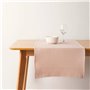 Chemin de Table Belum Waffle Rose clair 45 x 140 cm