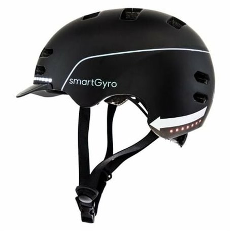 Casque de Cyclisme pour Adultes Smartgyro SG27-248 Noir L