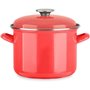 Traiteur - BAUMALU - Tous feux dont induction - Émail 22 x 16 cm - Coloris rouge