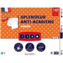 DODO Pack Couette chaude anti-acariens 140x200 cm + 1 oreiller 60x60 cm - Splendeur - Garnissage 100% volupt'air  350gr/m² - Bla