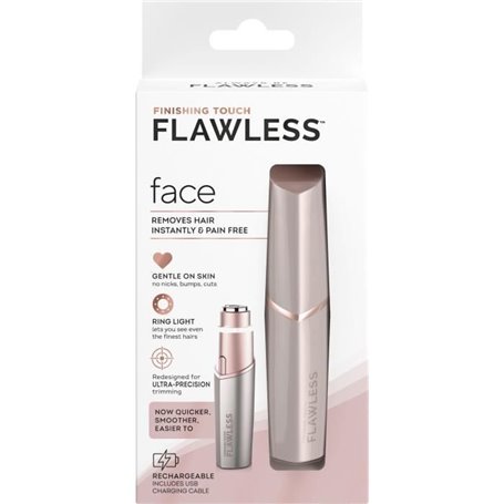 Éliminateur de Duvet Visage Rechargeable - FLAWLESS FINISH - Flawless Face - Doux et sans danger - Blush