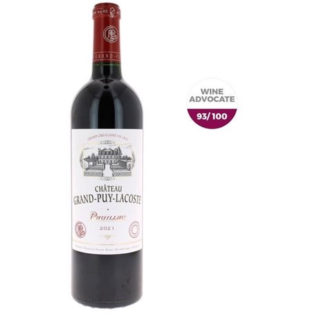 Château Grand Puy Lacoste 2021 Grand Cru classé Pauillac - Vin rouge de Bordeaux