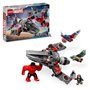 LEGO Marvel 76292 Captain America vs Hulk rouge - Avion de chasse a construire