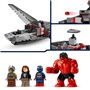 LEGO Marvel 76292 Captain America vs Hulk rouge - Avion de chasse a construire