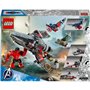 LEGO Marvel 76292 Captain America vs Hulk rouge - Avion de chasse a construire