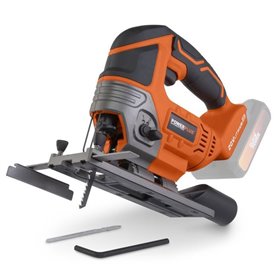 Scie sauteuse pendulaire sans fil 20V - DUAL POWER POWDP25300 - Bois - Orange - Vitesse 0-2300tr/min