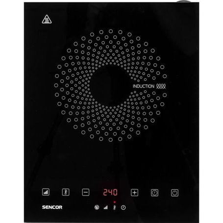 Plaque de cuisson a induction - SENCOR - SCP 3601GY - 2000 W - 1 foyer - Noir