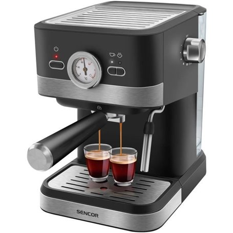 Machine a expresso - SENCOR - SES 1721BK - 1050 W - 20 bars - Noir