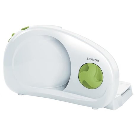 Trancheuse électrique - SENCOR - SFS 1001GR - 100 W - Blanc / Vert