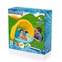 Bestway Piscine Gonflable Enfant Apprentissage avec Toit Démontable 115x89x76 cm +6 mois Jardin 52568