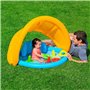 Bestway Piscine Gonflable Enfant Apprentissage avec Toit Démontable 115x89x76 cm +6 mois Jardin 52568