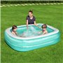 Bestway PISCINE RECTANGULAIRE 2.01m x 1.5m x 51cm - bleue