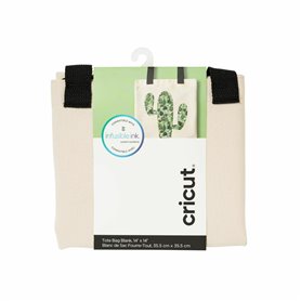 Sac infusible pour plotter de découpe Cricut Tote Noir Beige