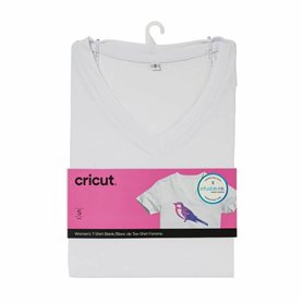 Tee-shirt personnalisable pour Plotter Cricut Women's Blanc (S)