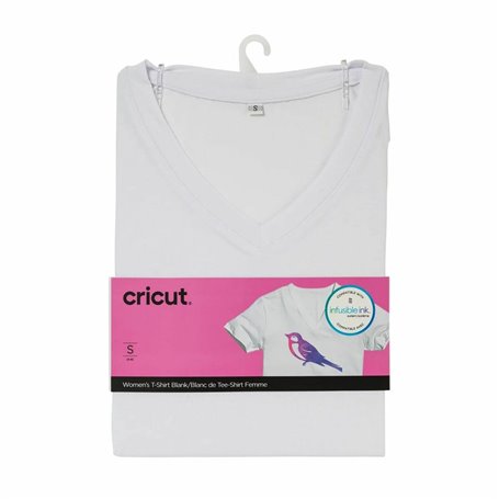 Tee-shirt personnalisable pour Plotter Cricut Women's Blanc (S)