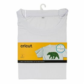 Tee-shirt personnalisable pour Plotter Cricut Men's Blanc L